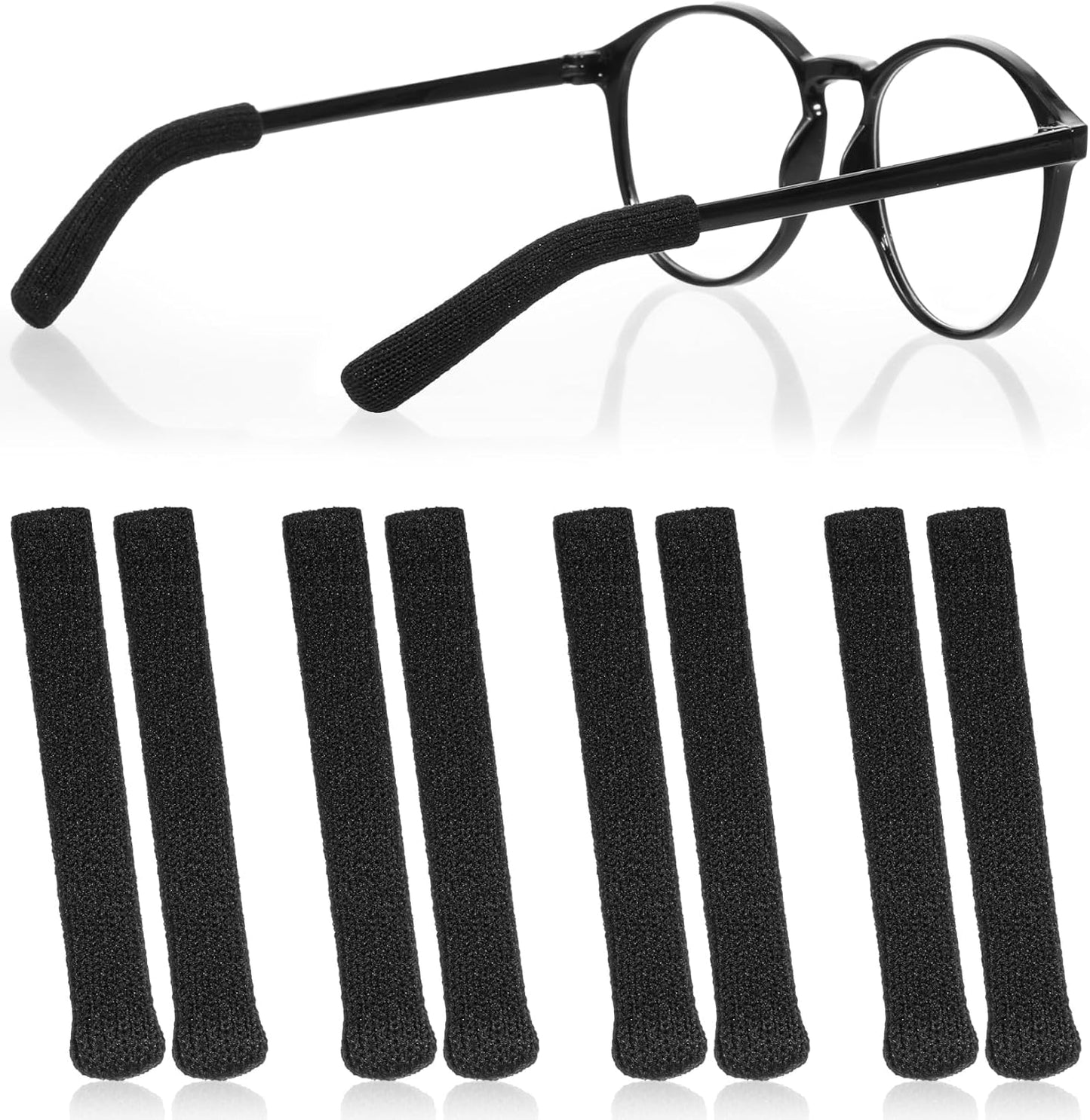 4 Pzas Protectores Oídos con Funda Negra Nailon Suave