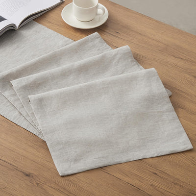 Camino mesa lino francés 72pulg 210 GSM pesado artesanal