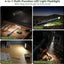 Linterna LED recargable magnética zoom luz lateral impermeable