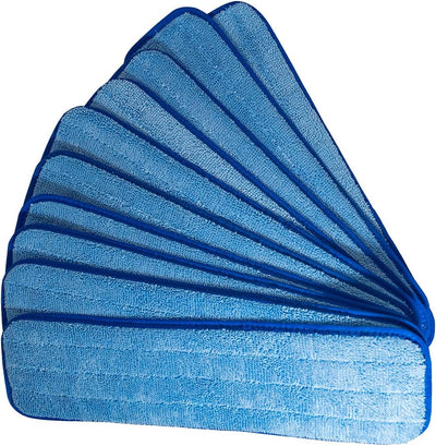 Paquete 10 almohadillas microfibra 18pulg multiusos reutilizables