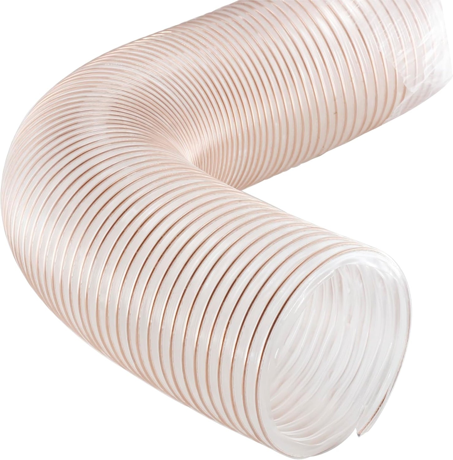 Manguera polvo 4pulg x20ft acero inox flexible carpintería