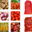 25 Pzas Bolsas Malla Roja Almacenamiento Verduras 24x14pulg