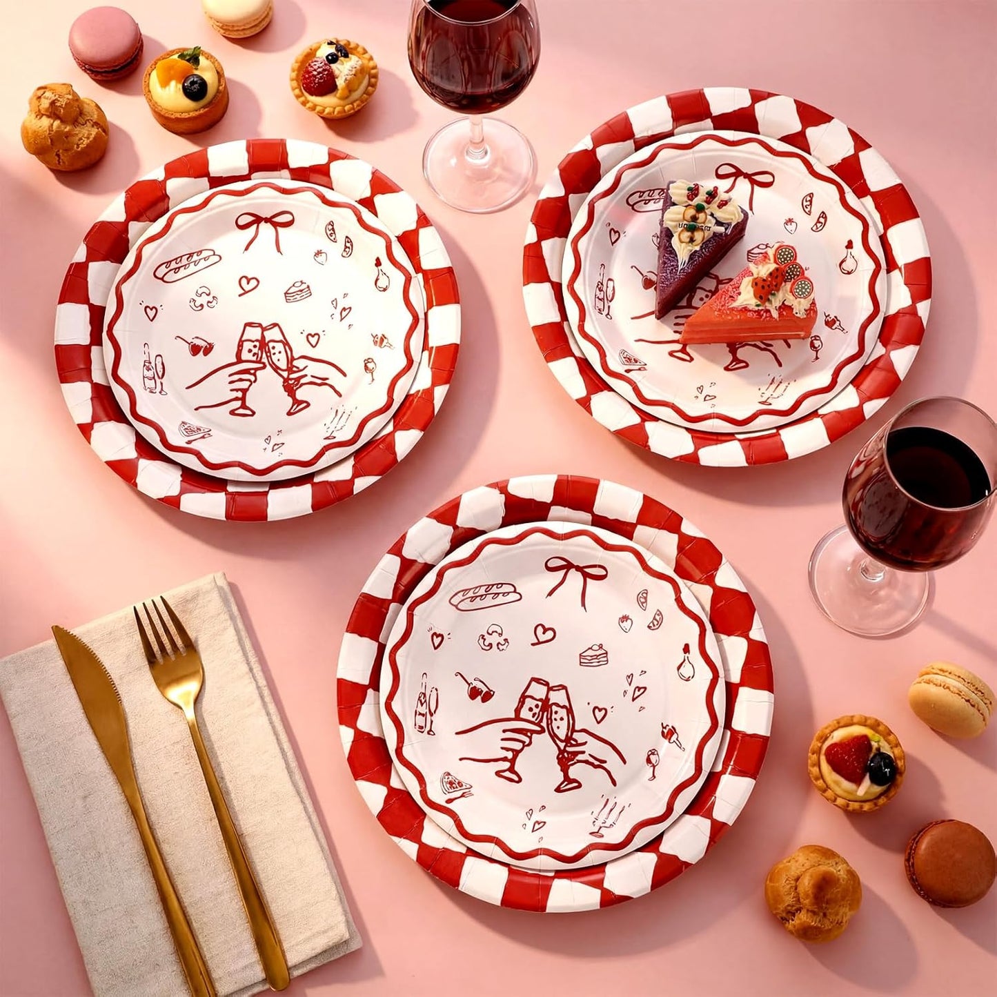 Platos de decoración para despedida de soltera y bodas LemonRoad