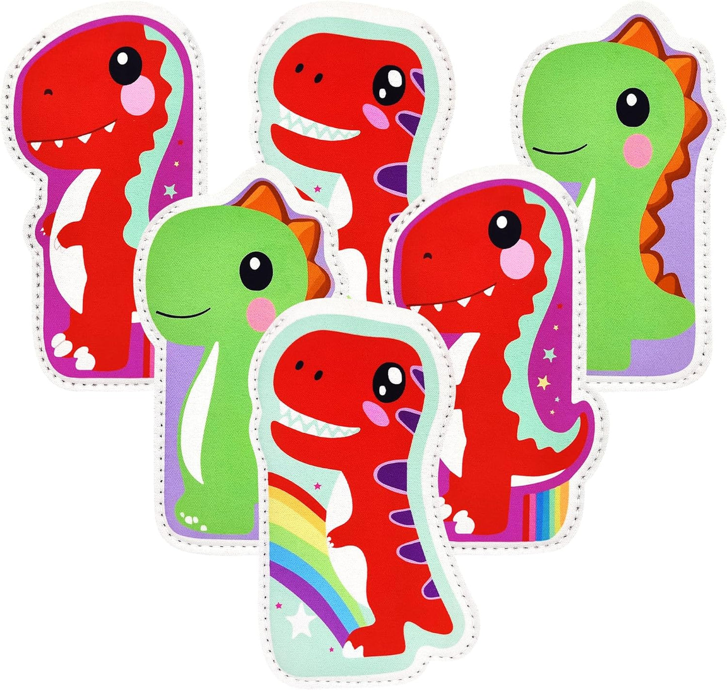 Bolsas reutilizables de neopreno para paletas de dinosaurio