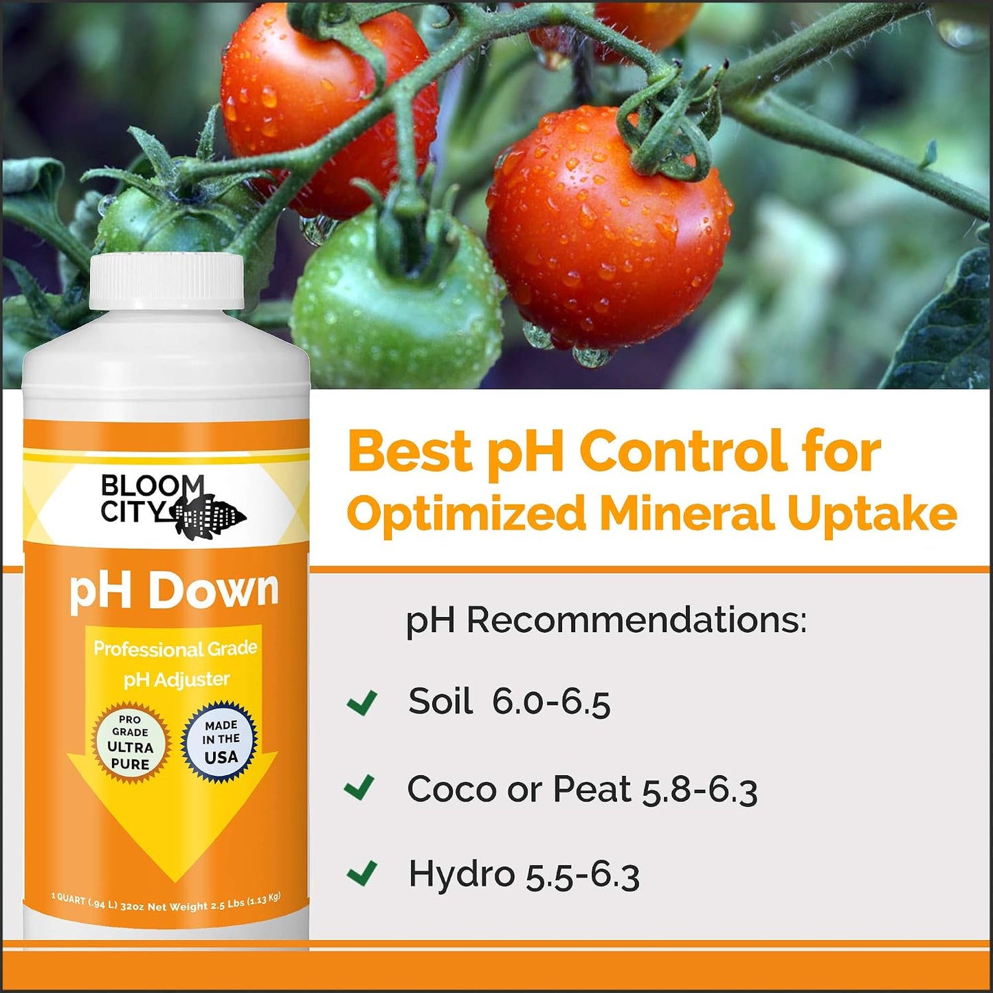 Fertilizante líquido pH Down 32oz