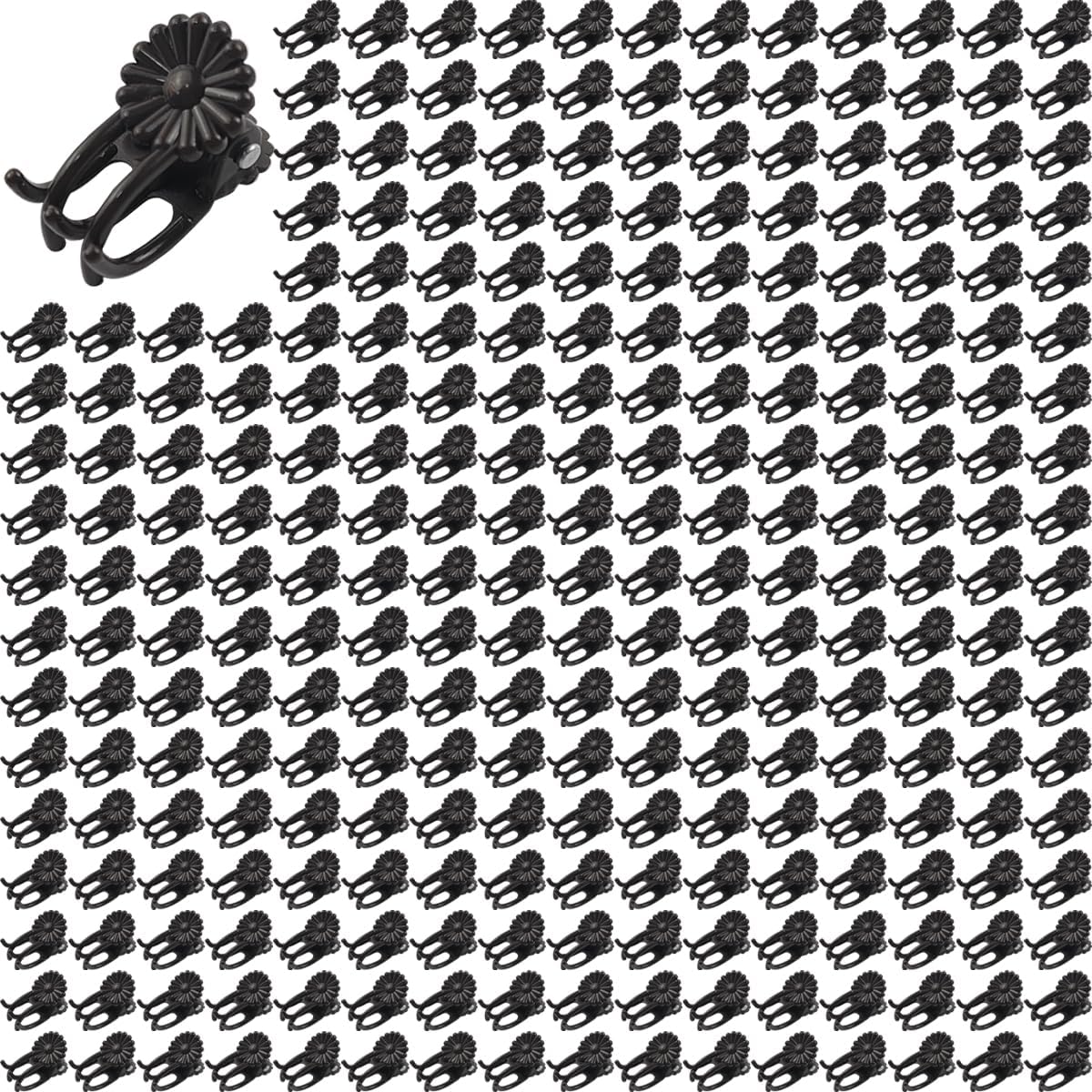 200 Clips para Orquídeas y Plantas Soporte Vertical Marrón