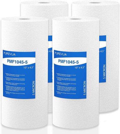 Filtro sedimentos 10x4.5pulg cartucho PP 5micrones para GE FXHTC