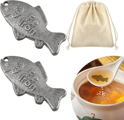 Herramientas de cocina de pescado de hierro natural, eficaces y seguras