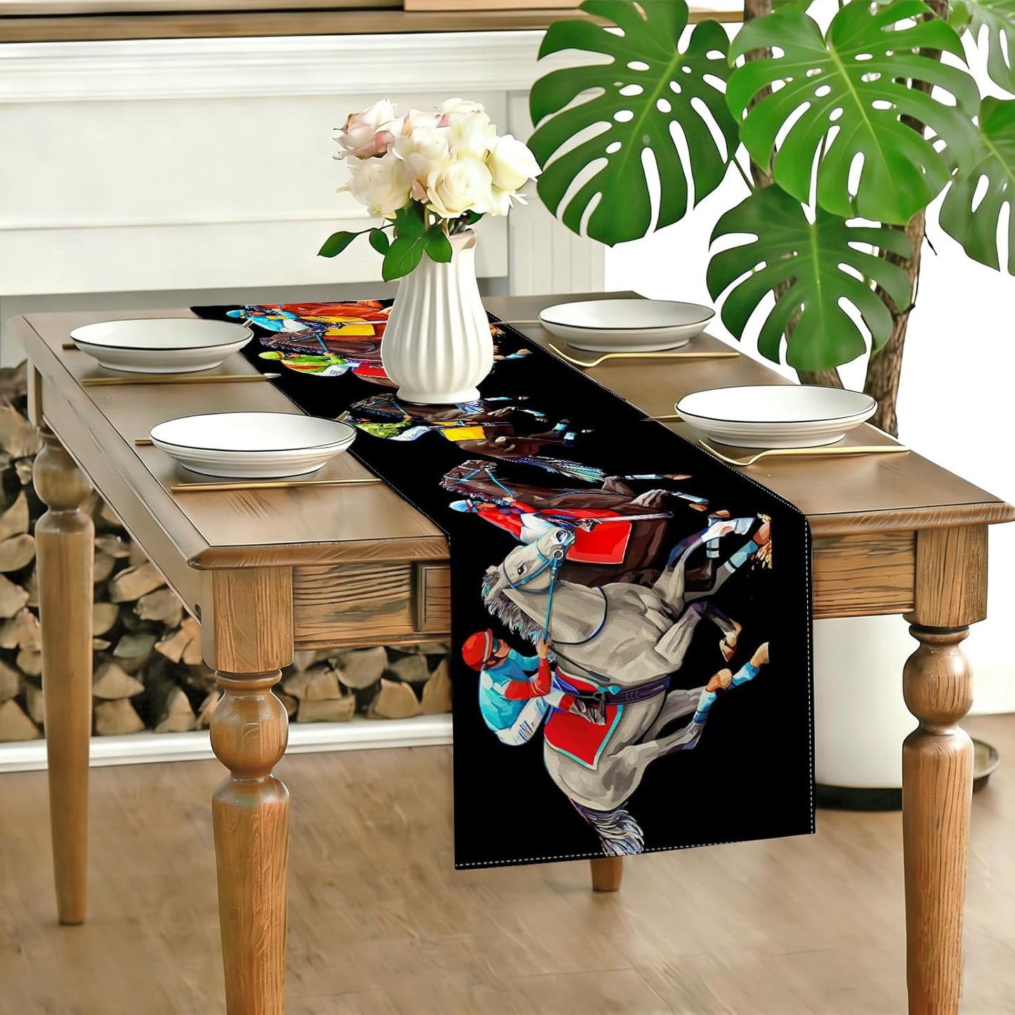 Table runner caballo para fiestas de 72 pulgadas