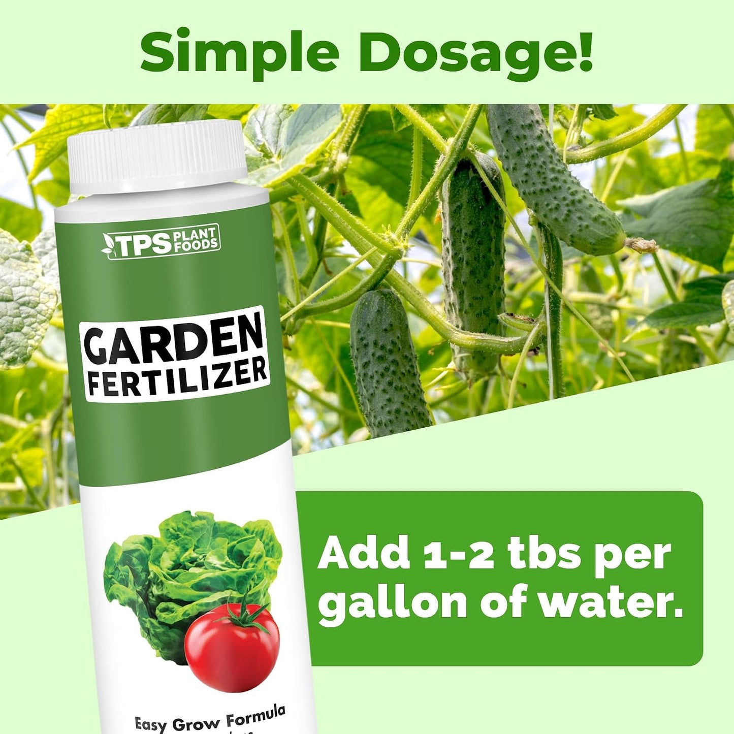 Fertilizante líquido para plantas comestibles 8oz