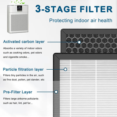 Filtro AP2410 HEPA CarbonTrue 2en1 comp 2