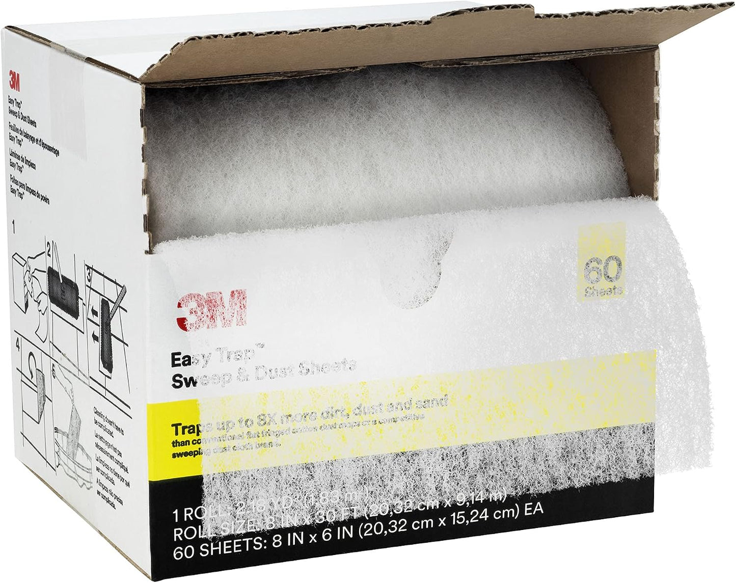 Paño atrapapolvo tela para barrer blanco