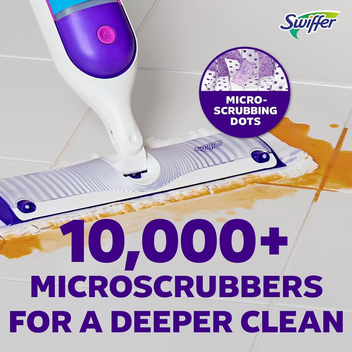 Kit mopa multisuperficie PowerMop con 2 almohadillas y 2 baterías