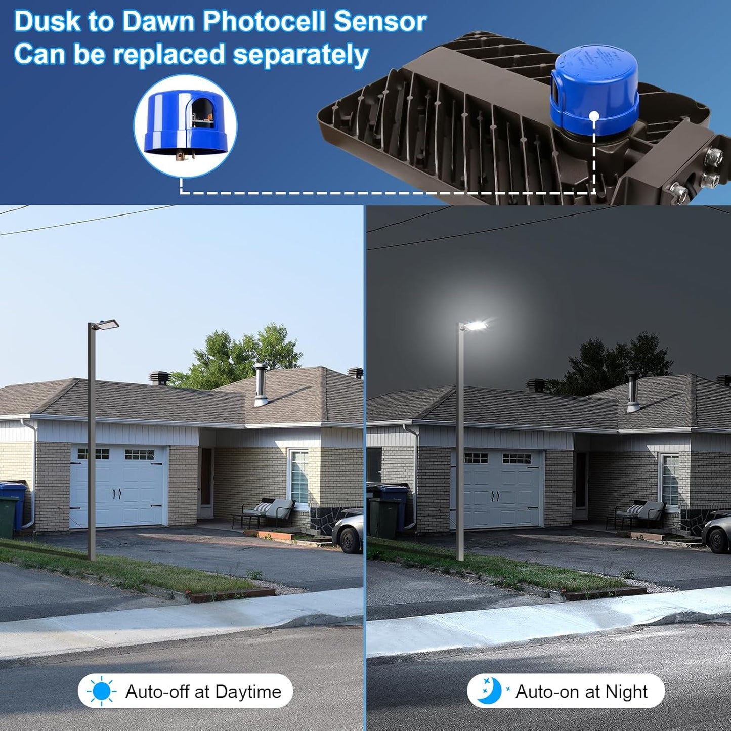 Luz LED estacionamiento 240W 5000K IP65