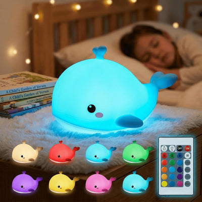 Lámpara de noche para niños con control remoto y dimmer