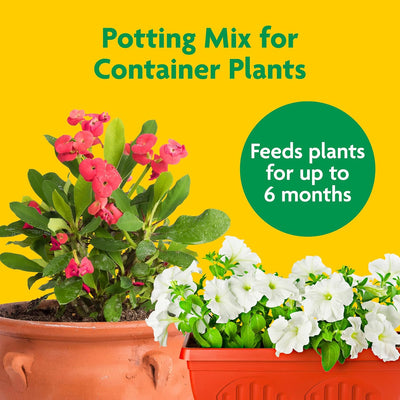 Mezcla para macetas Miracle-Gro 8qt 6 meses flores vegetales