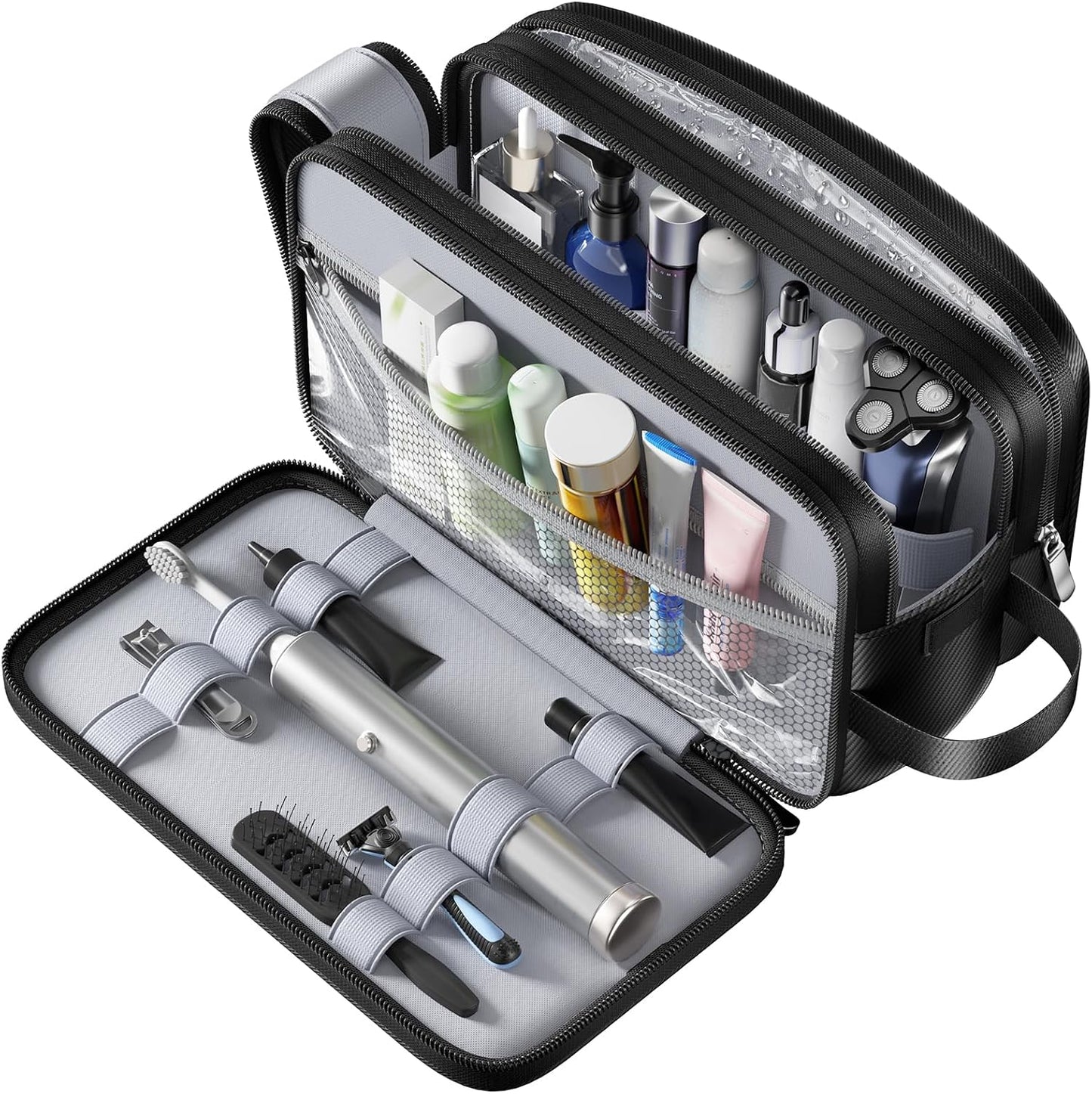Neceser hombre resistente agua bolsa viaje ducha táctica