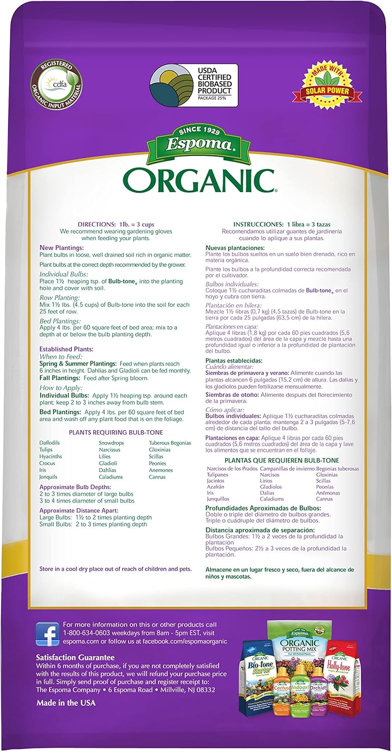 Espuma BT4 Fertilizante Plantas 3-5-3 4lb