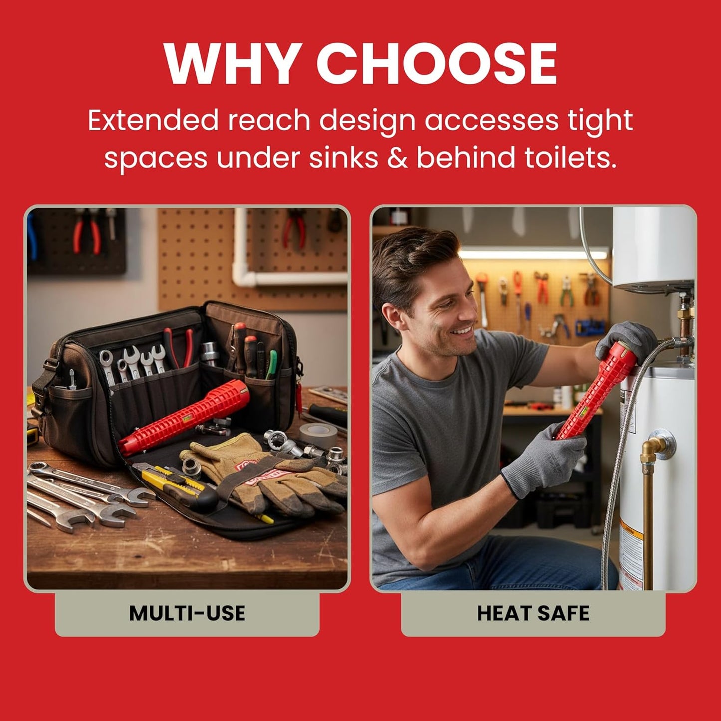 Llave multifunción para grifos de cocina y baño