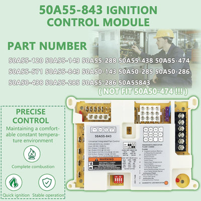 Tabla control horno 50A55-843 universal reemplaza 50A50