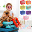 Cubos equipaje semanales 9x7x3pulg arco iris 15