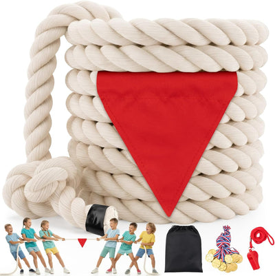 Cuerda algodón suave 20ft para niños adultos actividades equipo