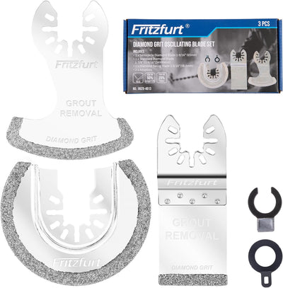 3 Pzas Cuchillas Oscilantes Diamante para Azulejos
