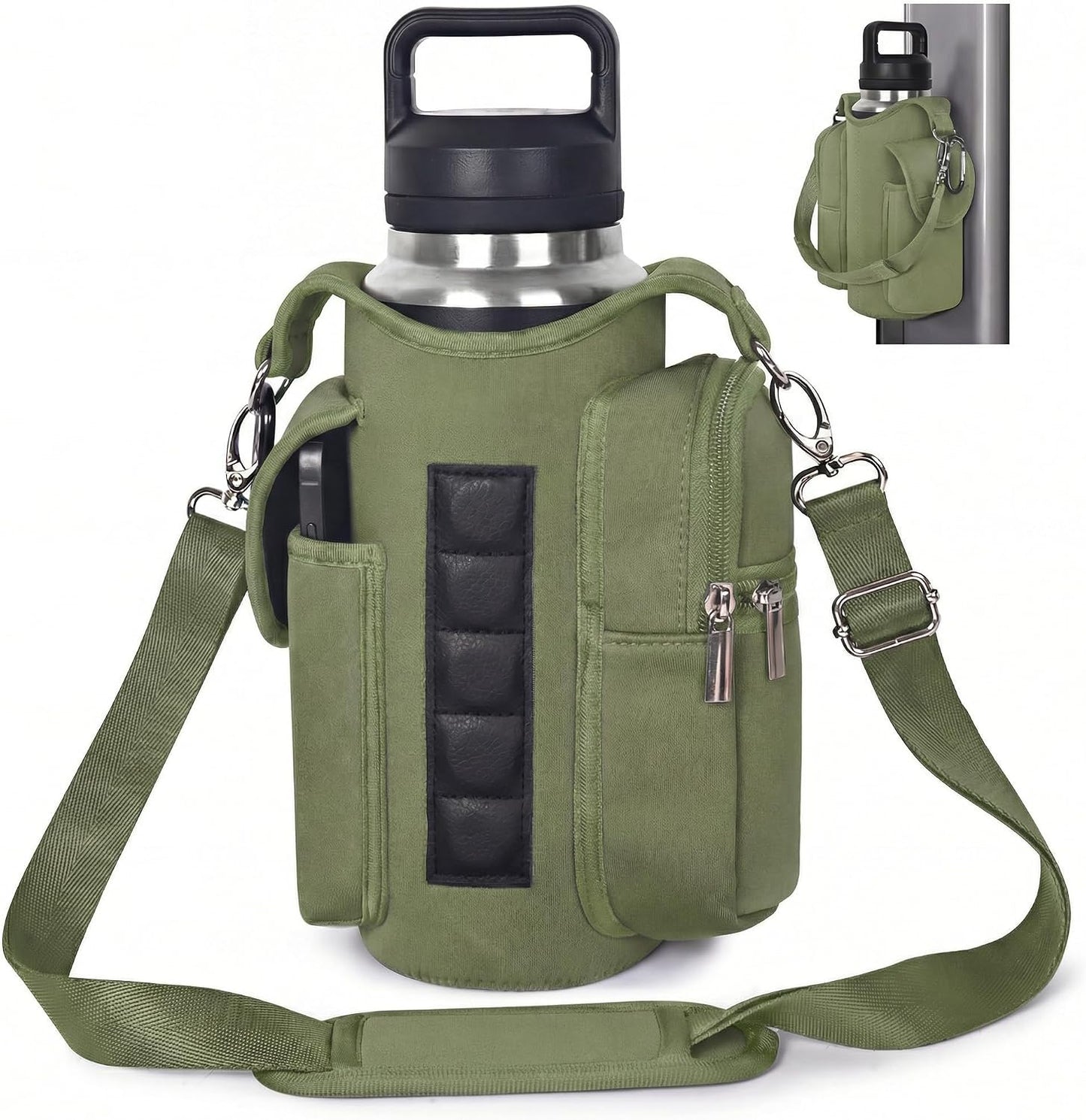 Bolsa magnética neopreno para botella 18-40oz con correa