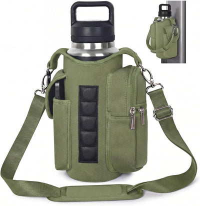 Bolsa magnética neopreno para botella 18-40oz con correa