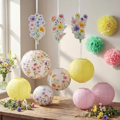 15 Pzas Decoraciones Fiesta Flores Silvestres Verano