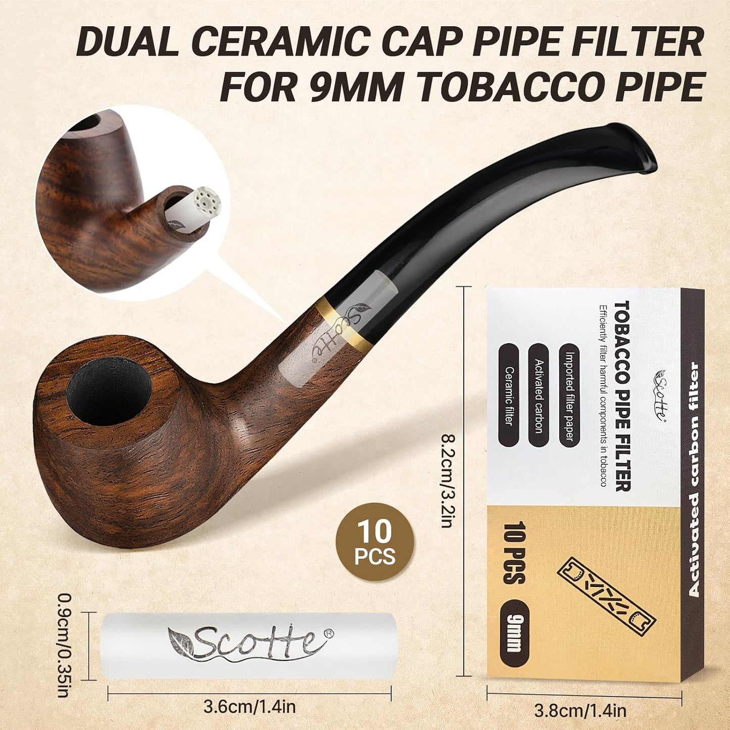 Kit accesorios tubería 50 limpiapipas 20 bolas metal 10 filtros 3en1