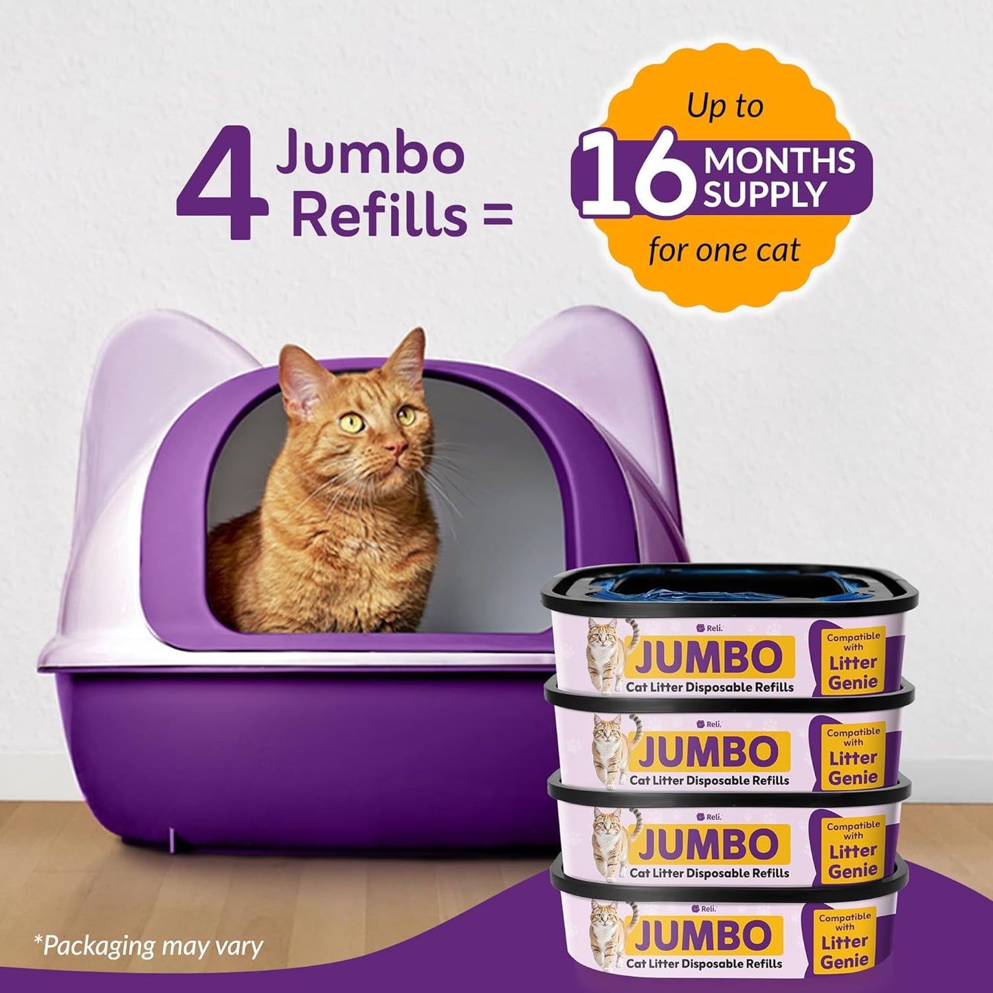 Bolsas arena gato 7 capas bloqueo olor 4 pzas