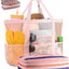 Bolsa playa mujer con zipper resistente arena cooler vacaciones