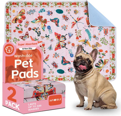Almohadillas orina perros gatos 40x26pulg reutilizables antidesliz