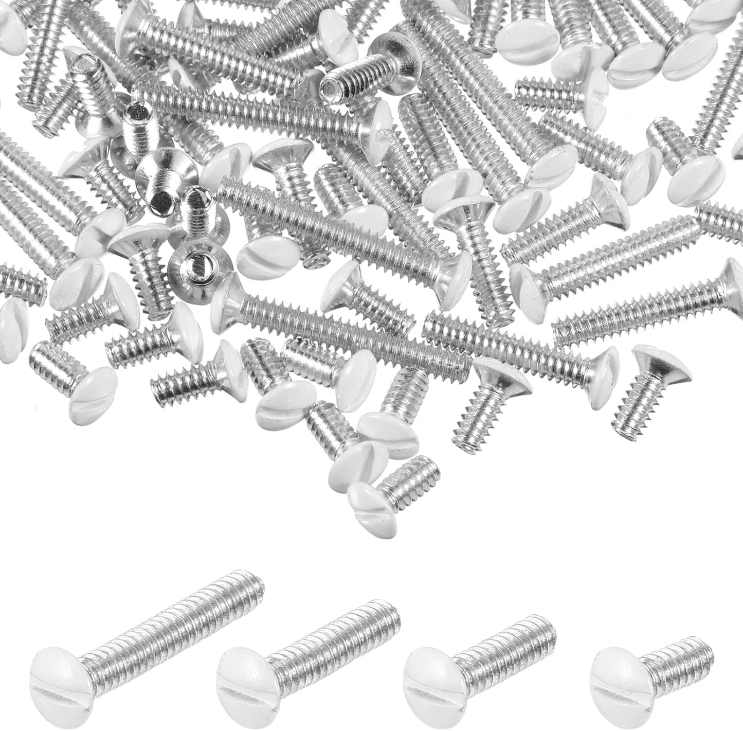 Tornillos cubierta salida 100uds 6-32 s repuesto placa interruptor