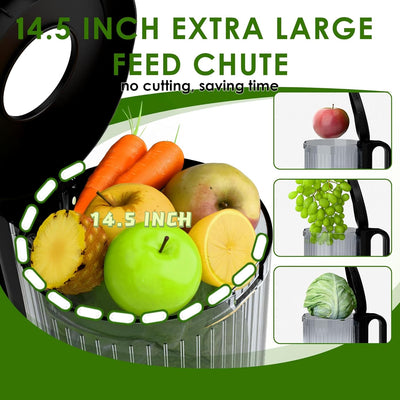 Exprimidor de frutas con pantalla táctil de acero inoxidable fácil de limpiar