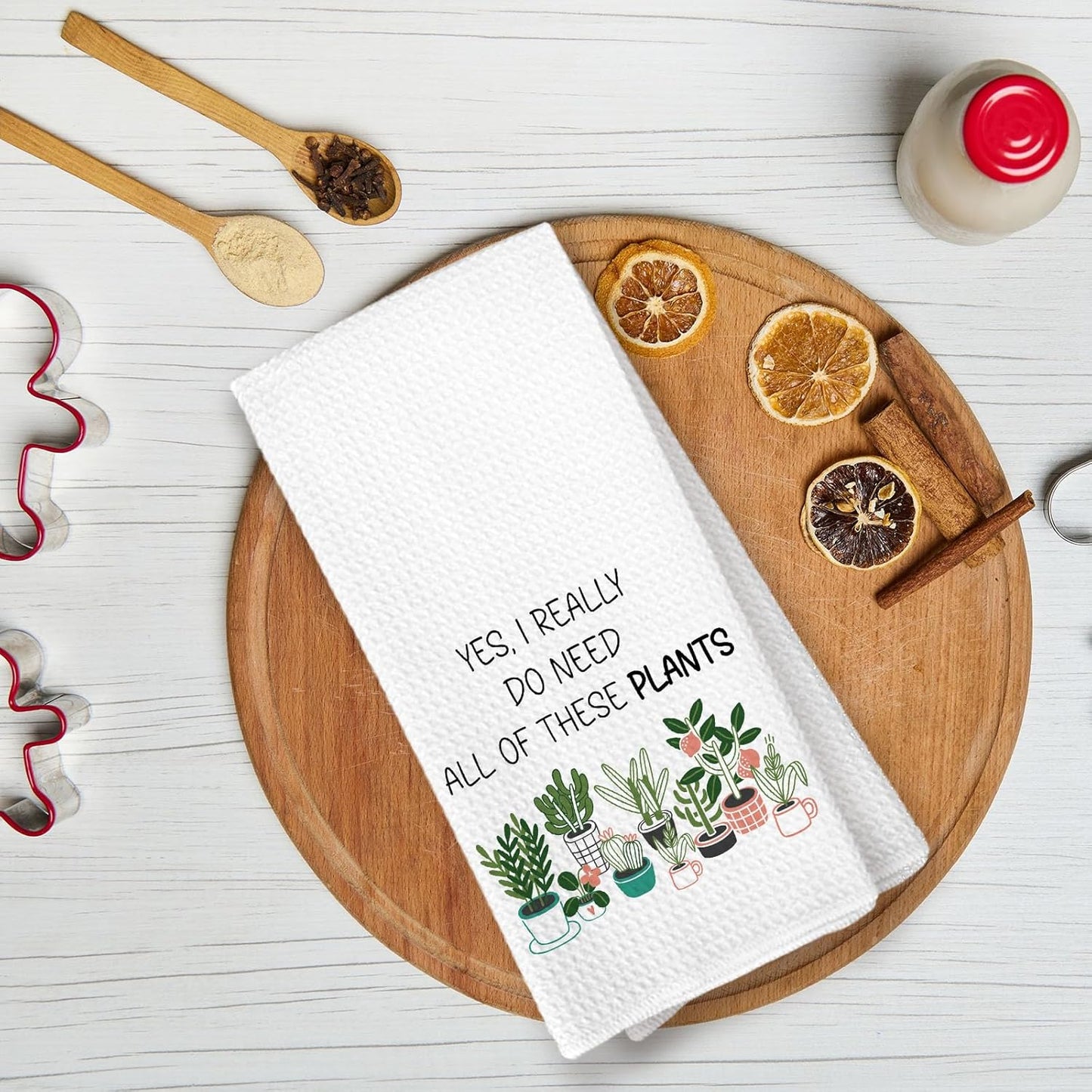 Toalla cocina para plantas jardín baño regalo mujer