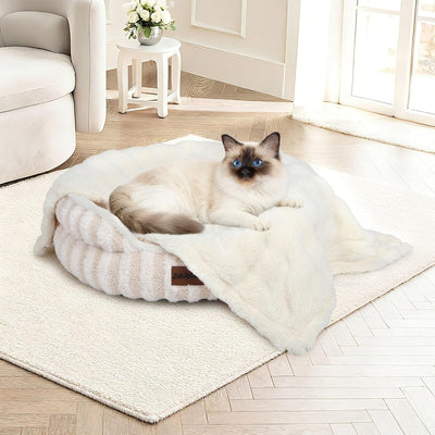 Manta lavable para mascotas mullida con forro polar 3D 25x35pulg