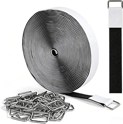 Correas adhesivas 1pulg x32pies con hebilla metal