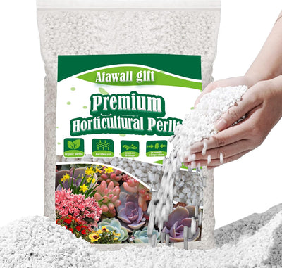 Perlita orgánica 2qt para plantas contenedor drenaje mejorado