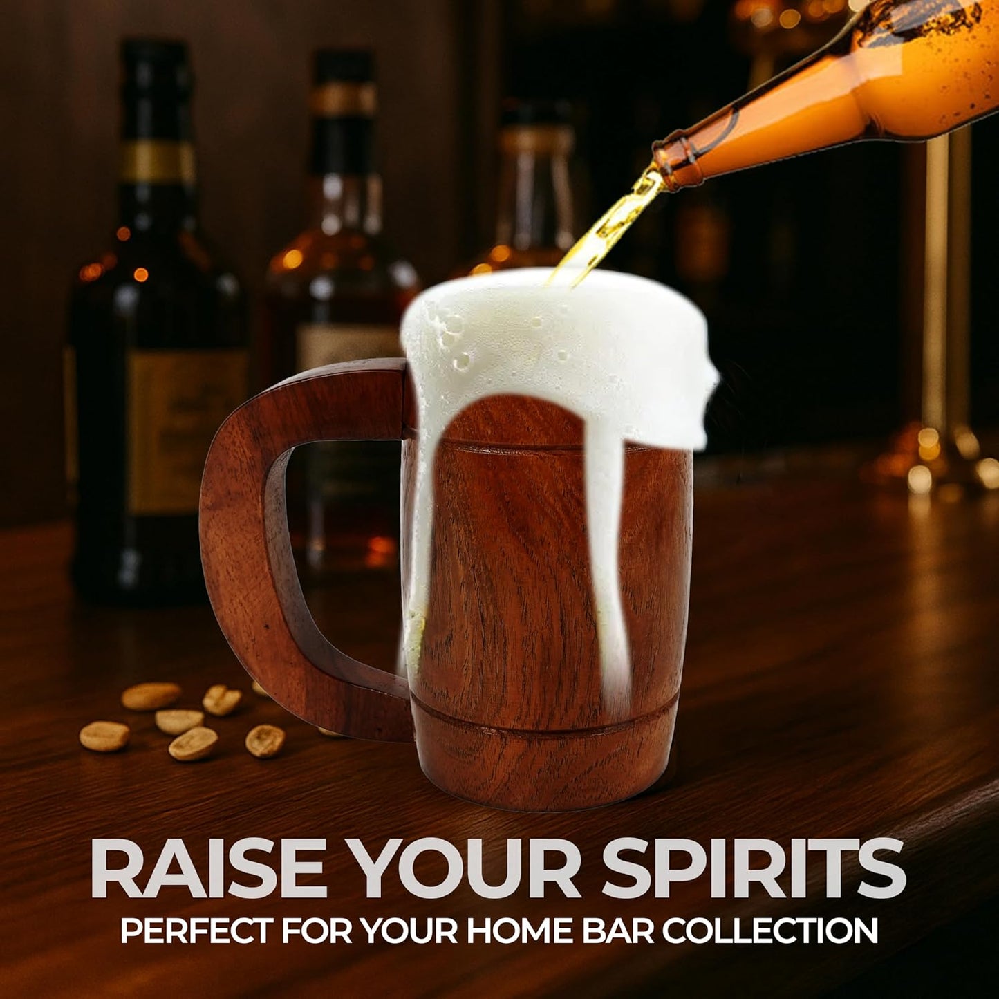 Set 2 Tazas Acacia Viking 16-20oz con Vasos Chupito