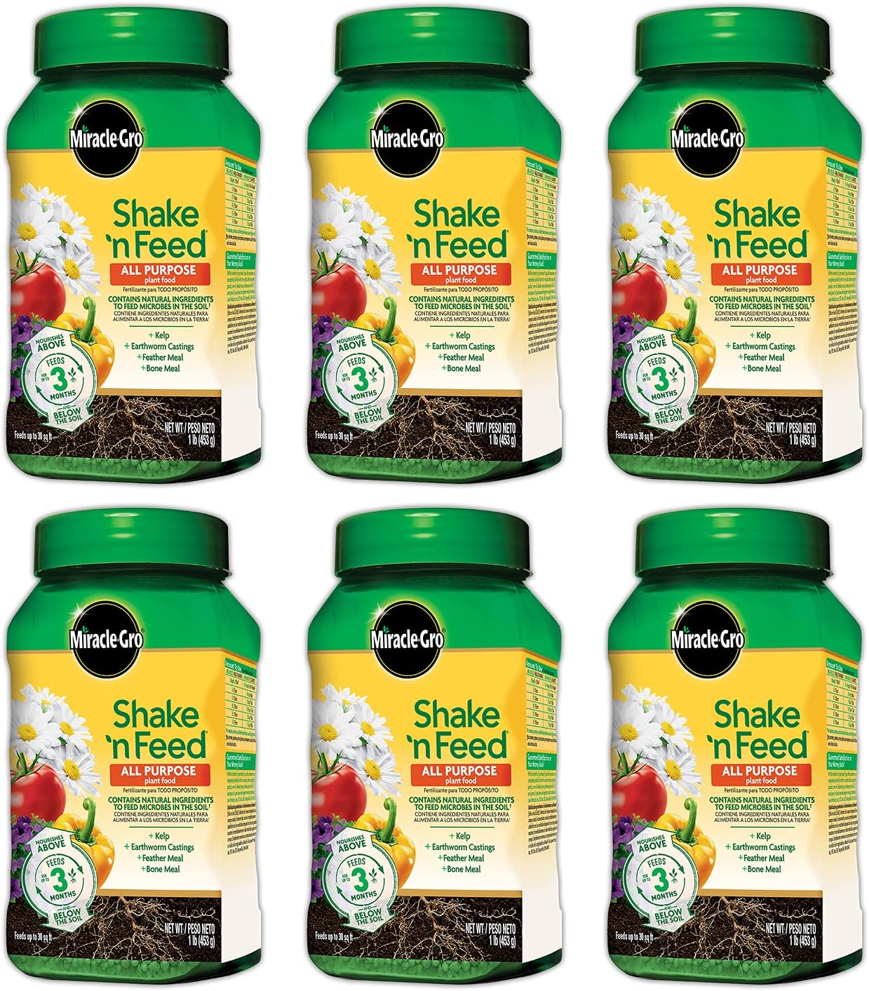 Alimento vegetal multiusos 1lb pack 6