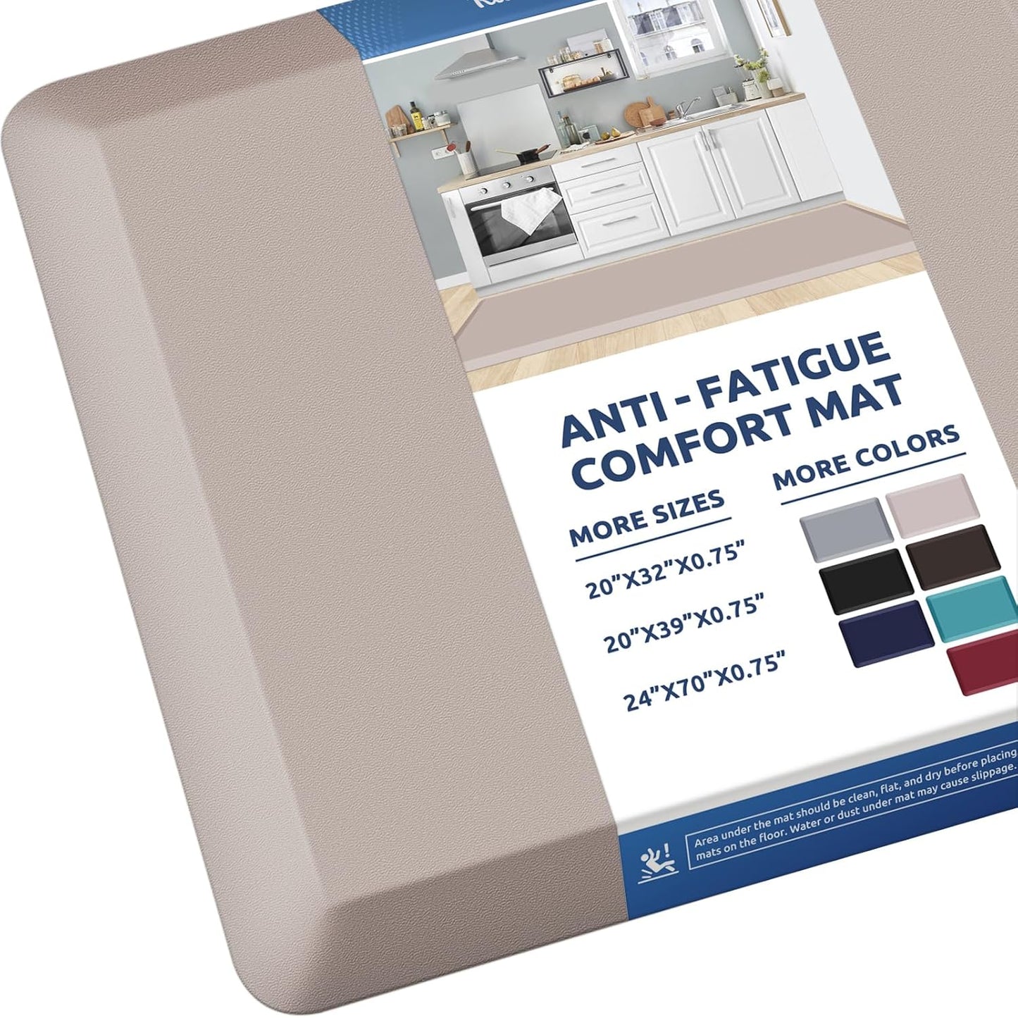 Alfombra antifatiga cocina oficina 24x70pulg resistente
