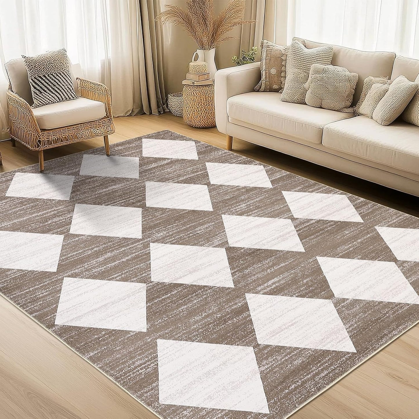 Alfombras lavables 5x7ft antideslizante oficina sala