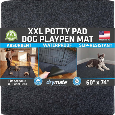 Alfombrilla XXL para orinal cachorro absorbente antideslizante