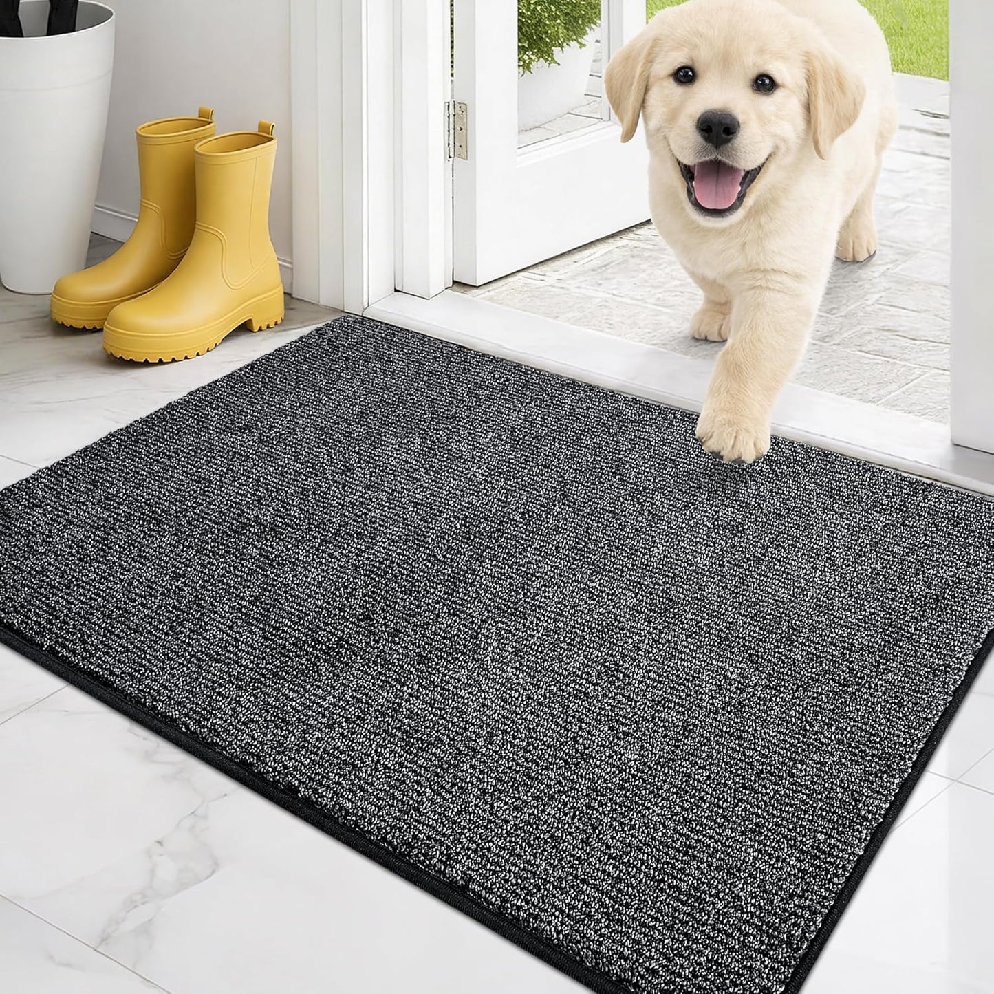 Tapete puerta antideslizante lavable 20x31.5pulg