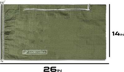 Bolsas arena resistentes UV 14x26pulg control inundaciones