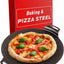 Bandeja pizza acero carbono 16x16