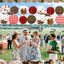 16 Pzas Decoración Fiesta Derby Caballo Corazón Faroles Papel