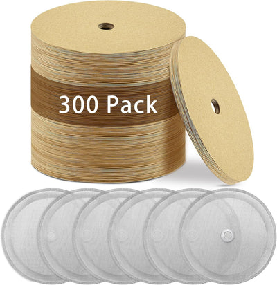 Set 306 filtros café percolador discos papel acero inox